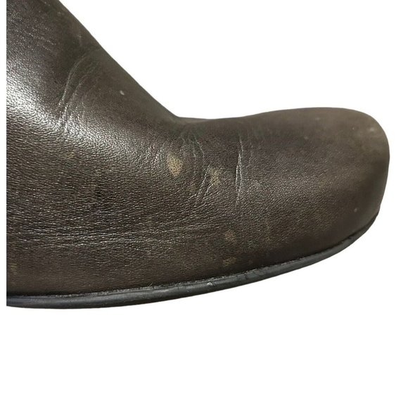 Remonte Dorndorf Brown Leather Side Zip Bootie Boot Shoes Womens 40 US 9-9.5 - Picture 13 of 16